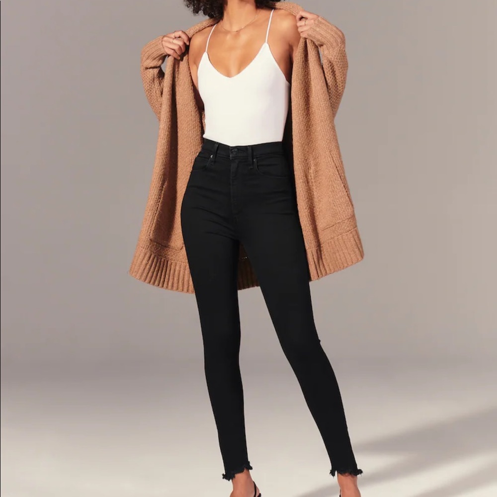 Ripped Ultra High Rise Super Skinny Jeans